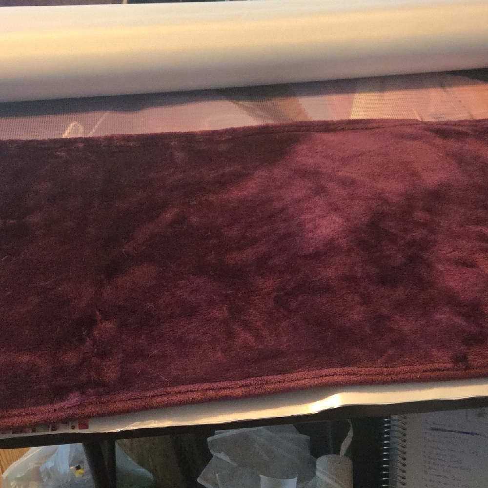 Plush Purple Infinity Scarf